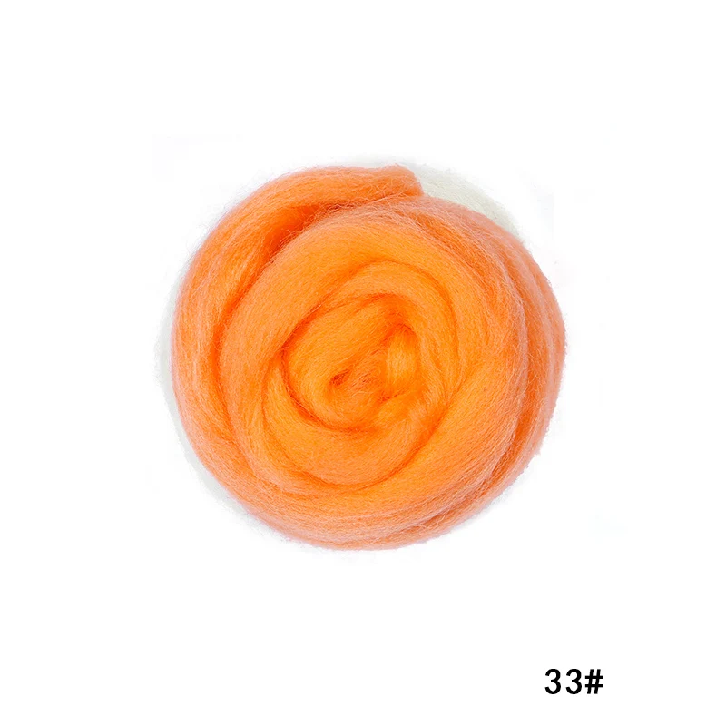 Yellow Series- Wool Felting-Soft Wool Roving- Needle Felting- Wet Felting- Spinning - Image 14