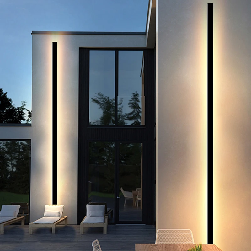 LED Outdoor Wall Light- Waterproof- Garden Patio Exterior Wall Lamp - Image 2