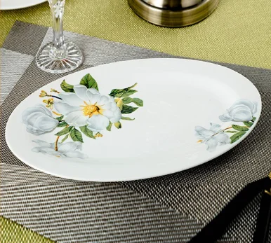 Wild Lily- 58 Pieces of Bone China Tableware Set - Image 4