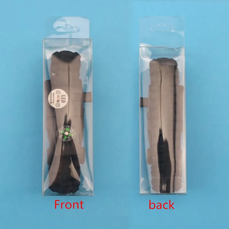 SOS, LED Light, Survival Bracelet- Braided Paracord- Men/ Women- Camping EDC Tool- Emergency Compass, Whistle - Image 6