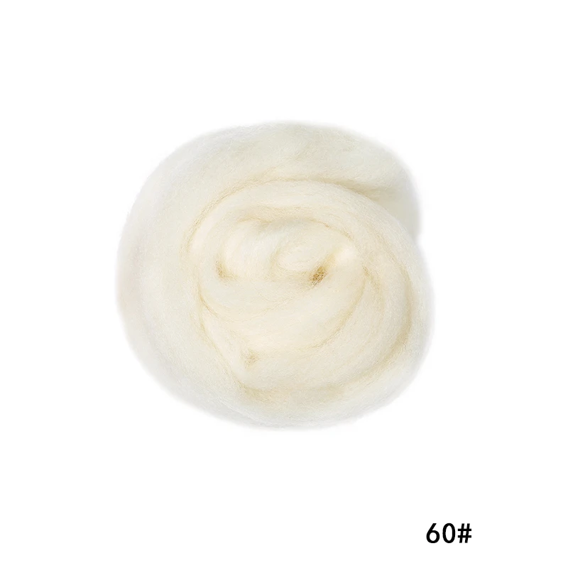 Yellow Series- Wool Felting-Soft Wool Roving- Needle Felting- Wet Felting- Spinning - Image 11