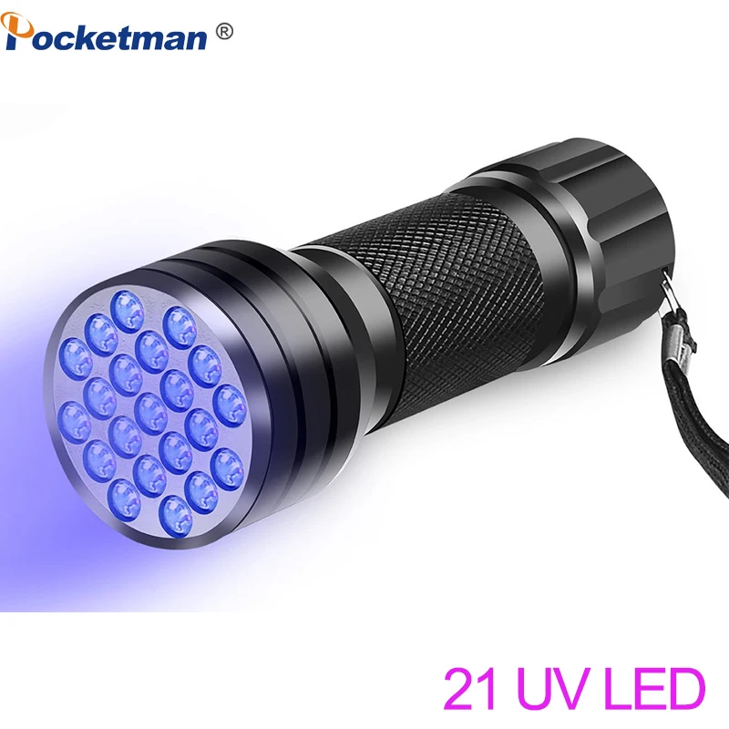 LED-UV Flashlight for Detecting Pet Urine