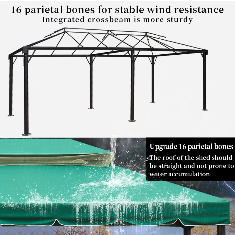 13'x13' Garden Pavilion- Steel Frame - Image 5
