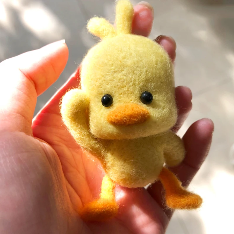 Yellow Series- Wool Felting-Soft Wool Roving- Needle Felting- Wet Felting- Spinning - Image 5