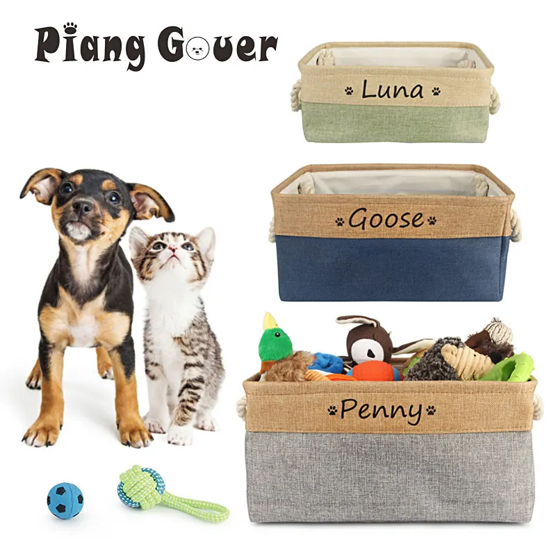 Custom Name Dog/Cat Toy Storage Box - Image 2