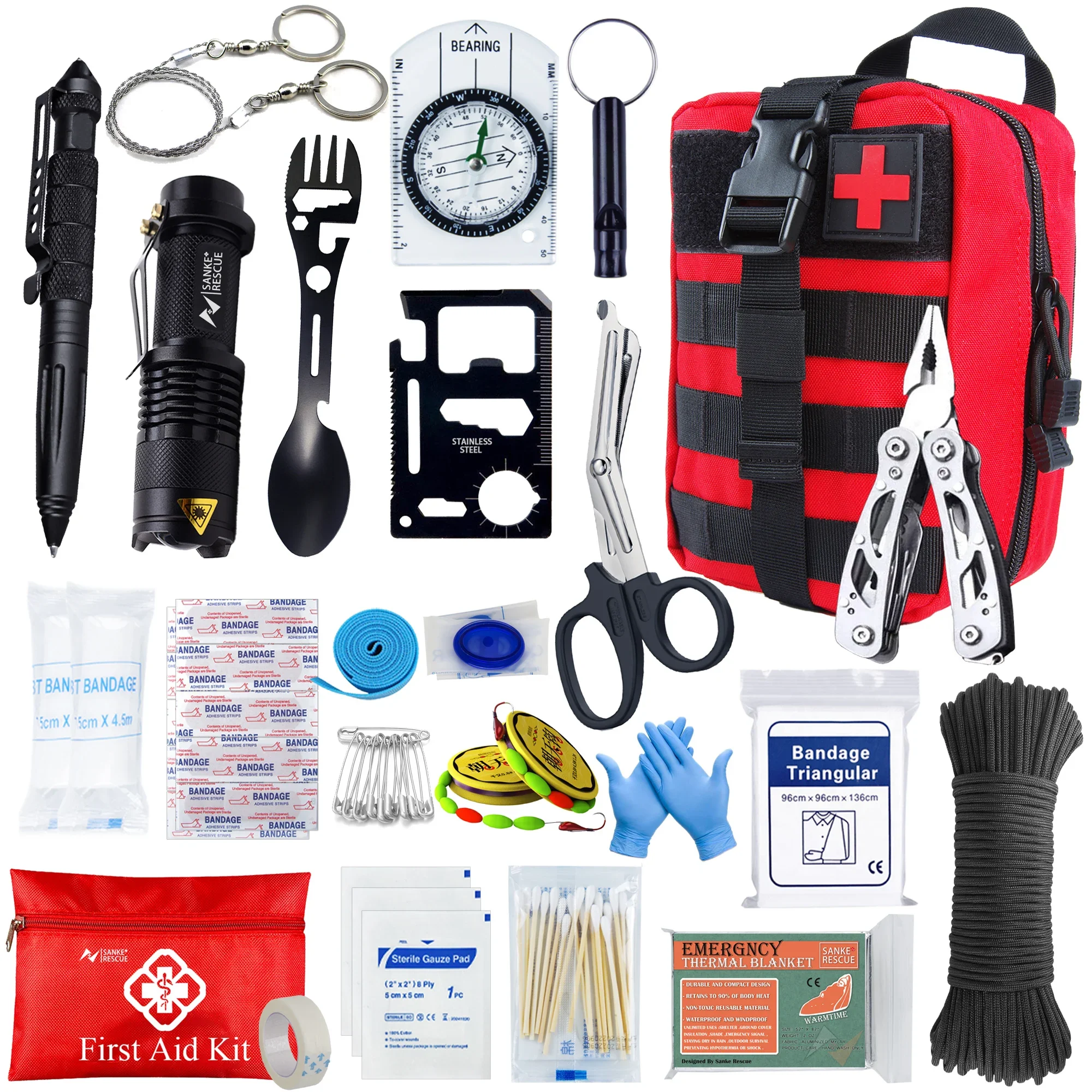 Tactical First Aid Kit- Medical Bag- Self-defense - Image 10