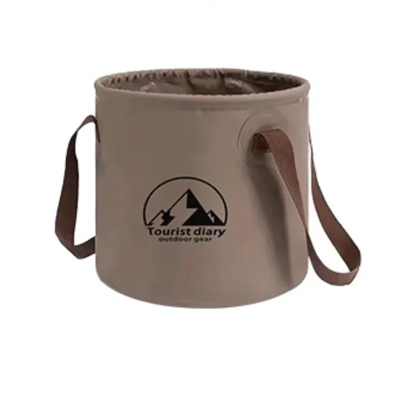 1pc Portable Bucket- Outdoor, Foldable, Waterproof Sink for Camping ,Fishing, Storage, etc. - Image 6