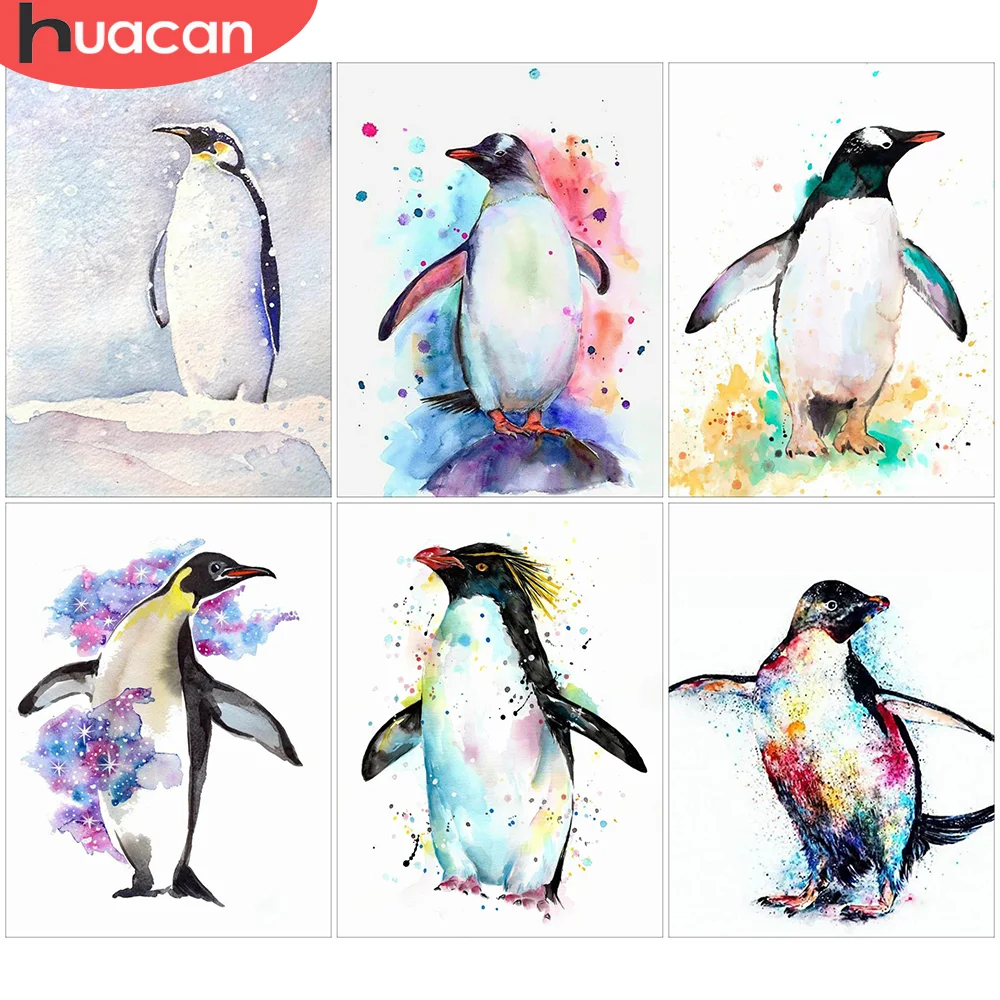 5D DIY Diamond Painting- Full Drill Square/Round- Penguin Diamond Embroidery