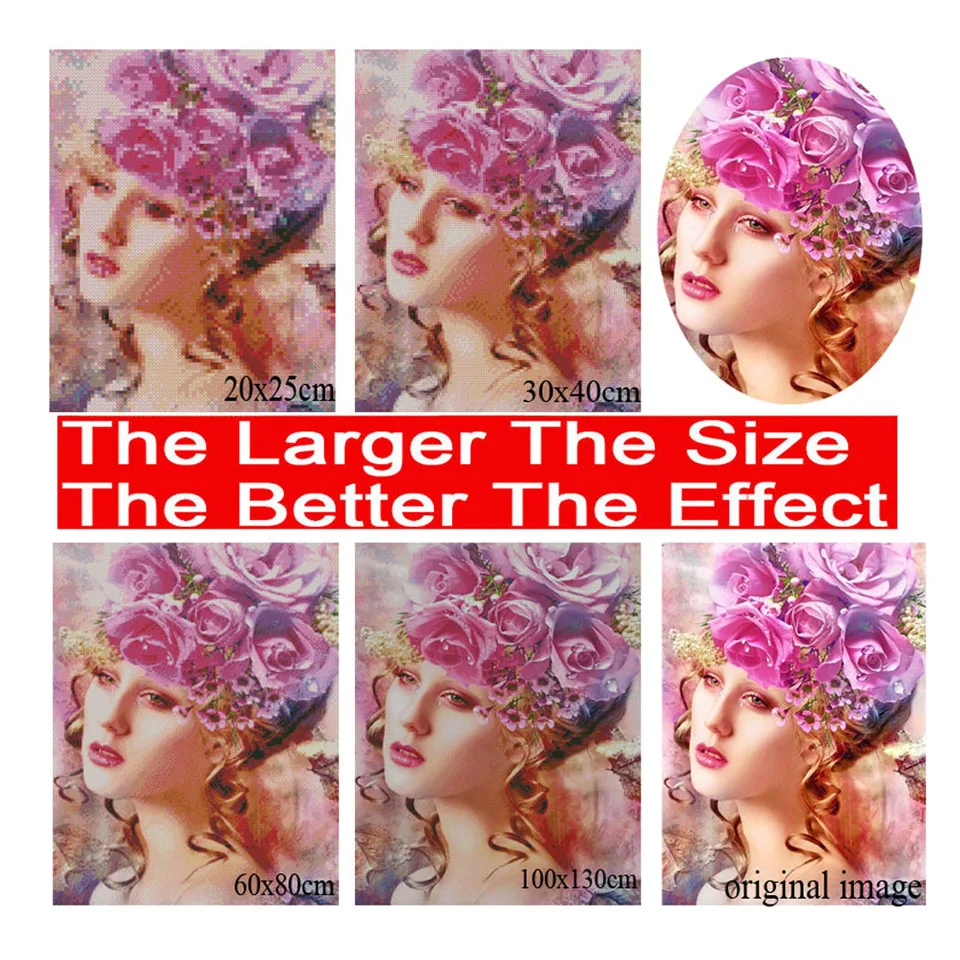 5D Diamond Painting- Mermaids- 2 Pictures- Square/Round- Many Sizes - Image 6