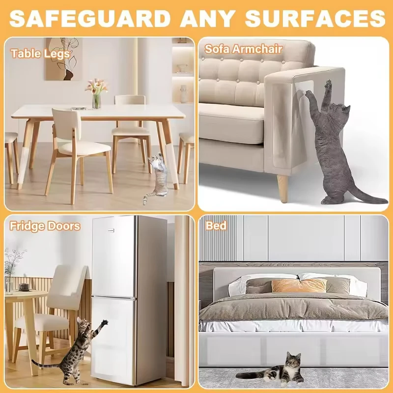 Cat Scratch Deterrent Tape- Transparent Self-Adhesive Pet Training Tape - Image 6