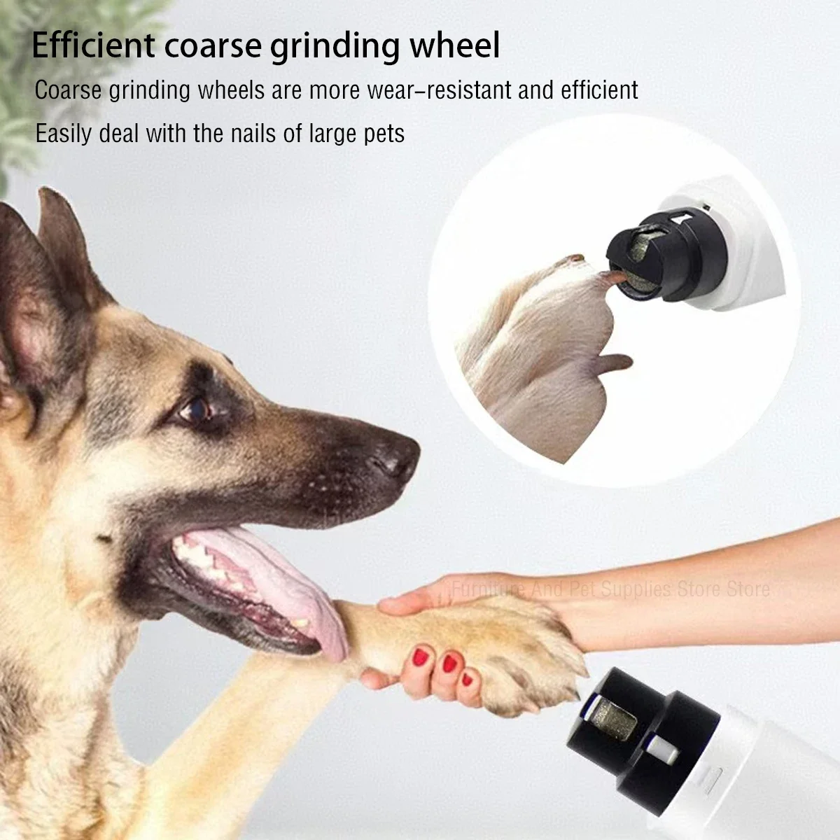 Electric Dog Nail Clippers for Dog Nail Grinders Rechargeable USB Charging LED Light Pet Quiet Cat Paws Nail Grooming Supplies - Image 2