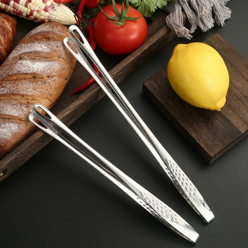 Kitchen Tongs- Barbecue Grill Tongs- Stainless Steel- BBQ Tools- Kitchen Gadgets - Image 3