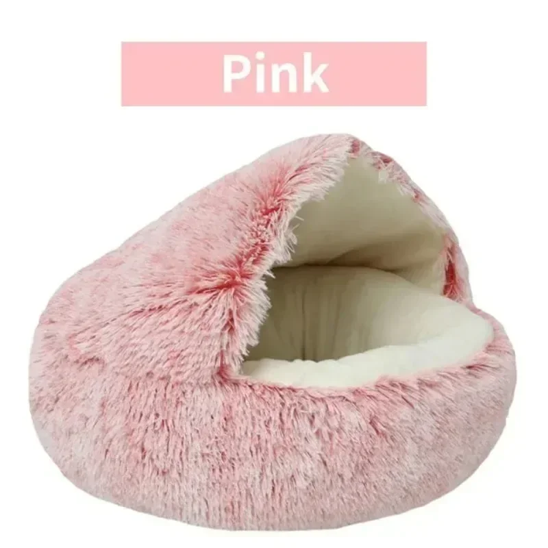 Semi-Enclosed Cat Bed- Simple Comfort- Warm Puppy/Kitten Sleeping Nest - Image 7
