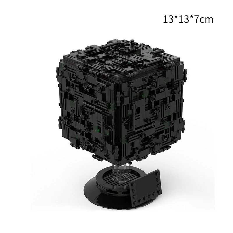 MOC Borg Cube- DIY Building Block/Puzzle Set- 812 Pieces- Ages 12+ - Image 2