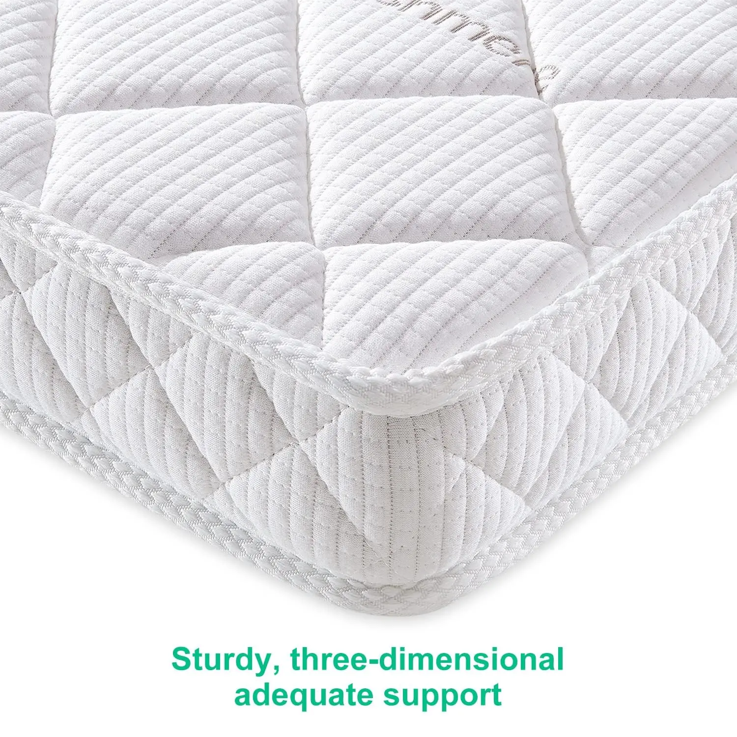 Premium Crib and Toddler Mattress- 100% Knitted Fabric- Premium Fleece Surface-Hypoallergenic- 5" Thick Firm Crib Mattress - Image 4