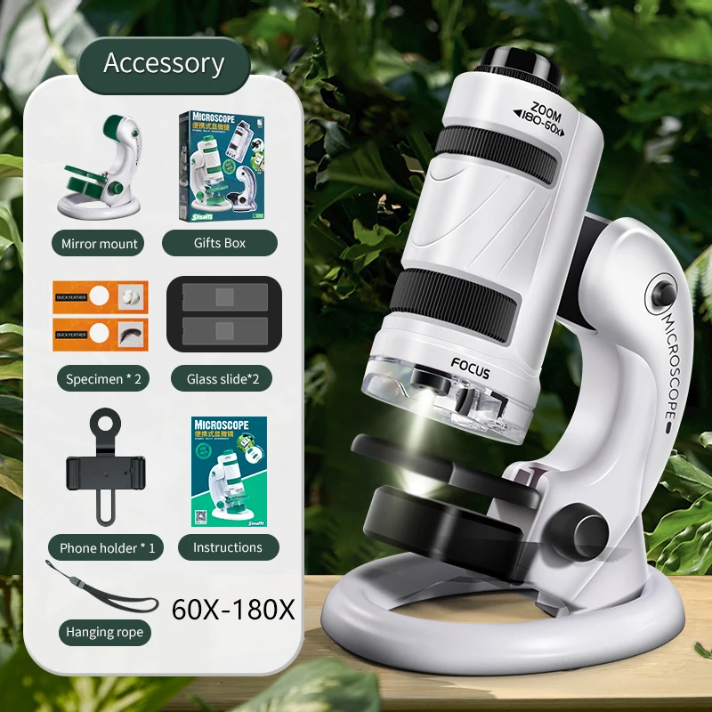 Kids' Educational Science Microscope- STEM Learning Kit Children- 3 Years and Up - Image 8