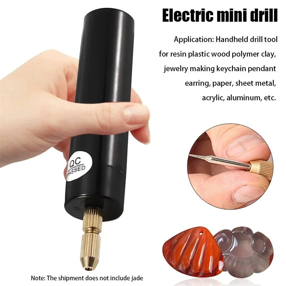 Handheld Mini Electric Drill- USB- Epoxy Resin- Jewelry Making - Image 3