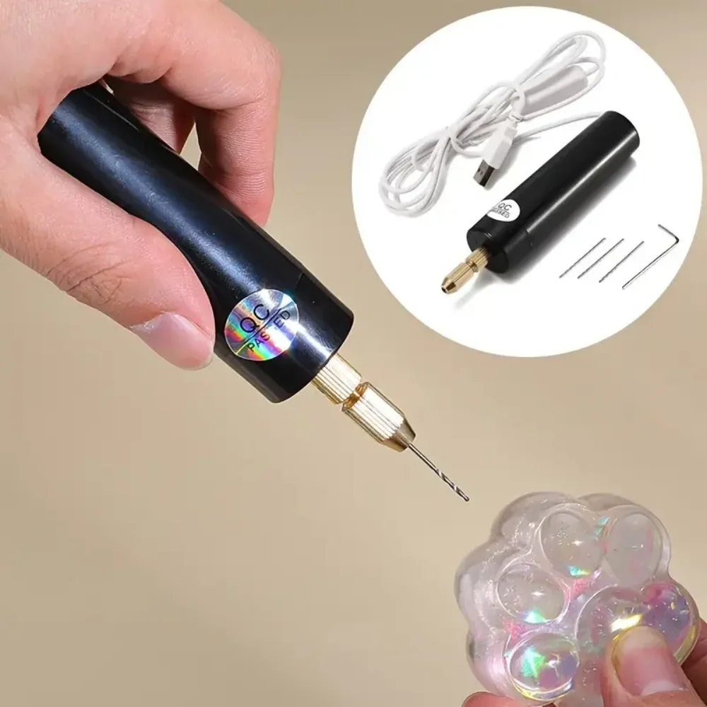 Handheld Mini Electric Drill- USB- Epoxy Resin- Jewelry Making