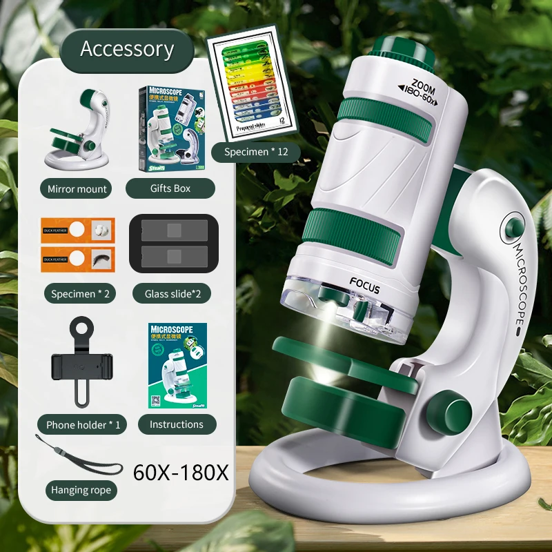Kids' Educational Science Microscope- STEM Learning Kit Children- 3 Years and Up - Image 21