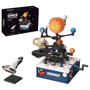 Electric Rotating Solar System Building Blocks- Educational Puzzle- Just Plain Cool!