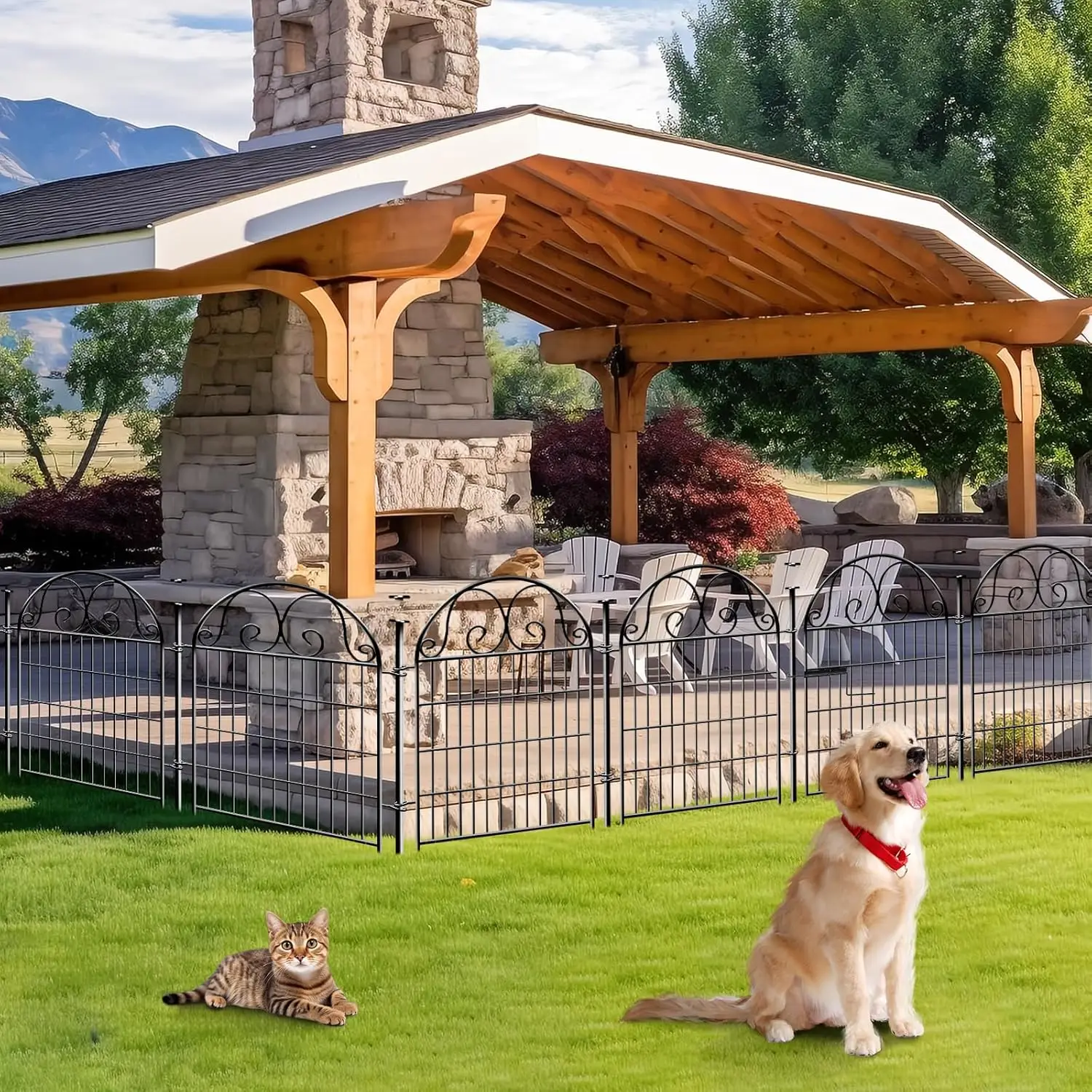 Garden Fencing- 36 Inch High- 22 Panels Total Length 48 Ft- Dog Fence - Image 6