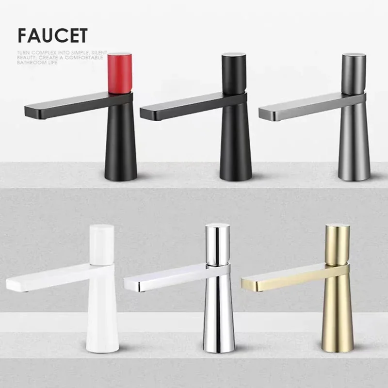 Bathroom Sink Faucet- Single Hole- Tall Vanity Basin Mixer Tap- Many Colors - Image 3