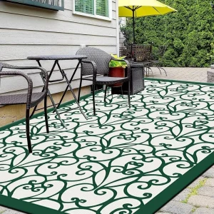 French Garden Patio Rug- Waterproof- Many Patterns- Many Sizes French Garden Patio Rug- Waterproof- Many Patterns- Many Sizes