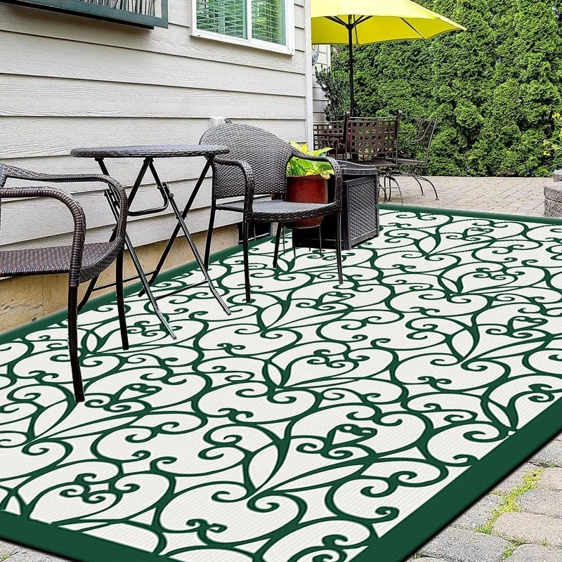 French Garden Patio Rug- Waterproof- Many Patterns- Many Sizes French Garden Patio Rug- Waterproof- Many Patterns- Many Sizes