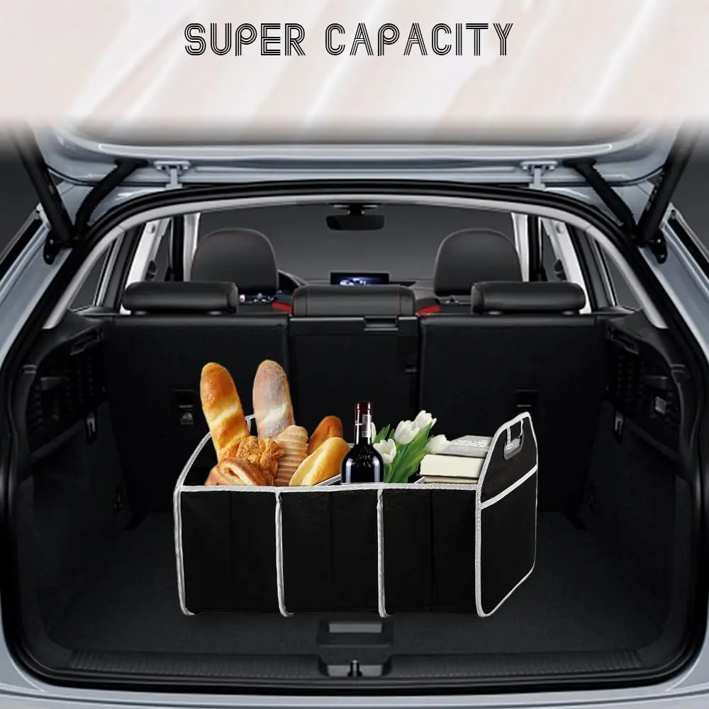 2-pcs Car Trunk Storage Organizer Box- Collapsible, Waterproof, Portable Storage for Cars, Trucks, SUVs, etc. - Image 5