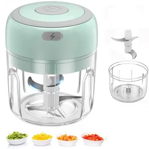 Electric Mini USB Rechargeable Grinder- Meat, Garlic, Baby Food Grinder/ Chopper