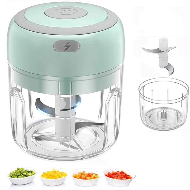 Electric Mini USB Rechargeable Grinder- Meat, Garlic, Baby Food Grinder/ Chopper