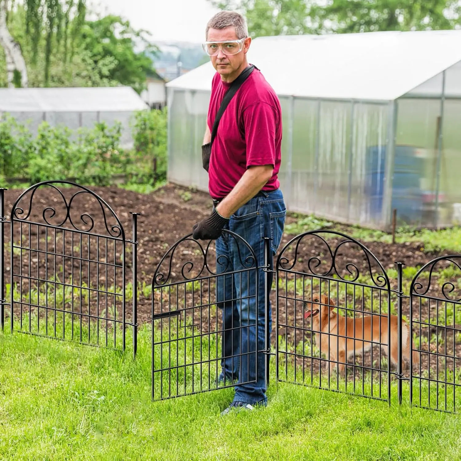 Garden Fencing- 36 Inch High- 22 Panels Total Length 48 Ft- Dog Fence - Image 4