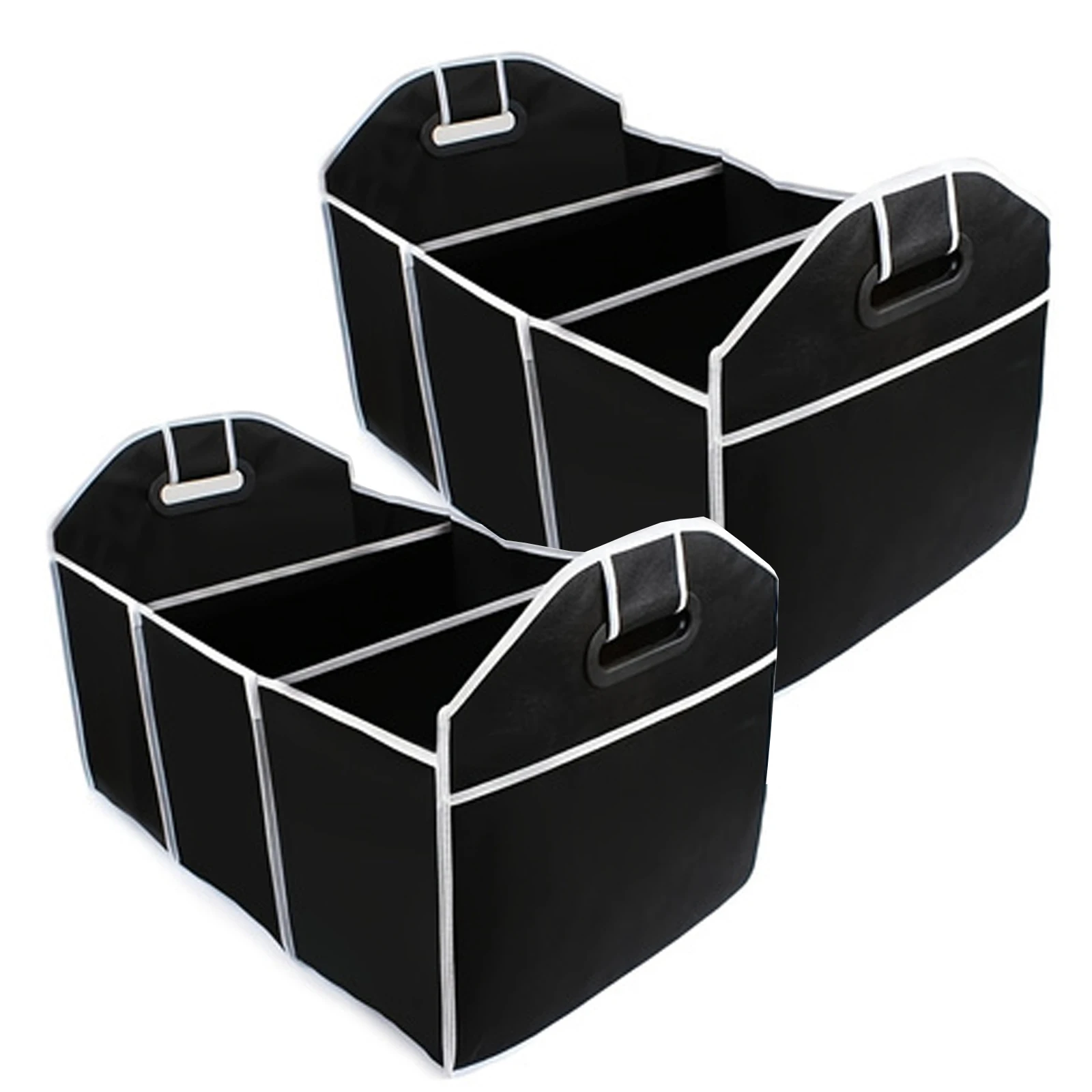 2-pcs Car Trunk Storage Organizer Box- Collapsible, Waterproof, Portable Storage for Cars, Trucks, SUVs, etc. - Image 7