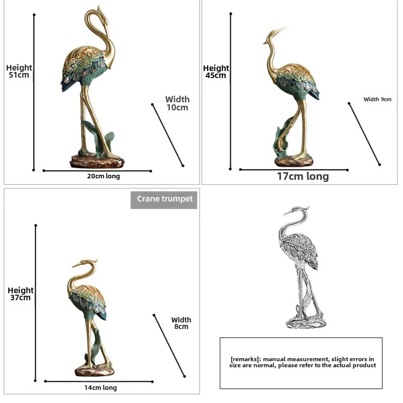 Hand Painted Crane- 3 Varieties - Image 6