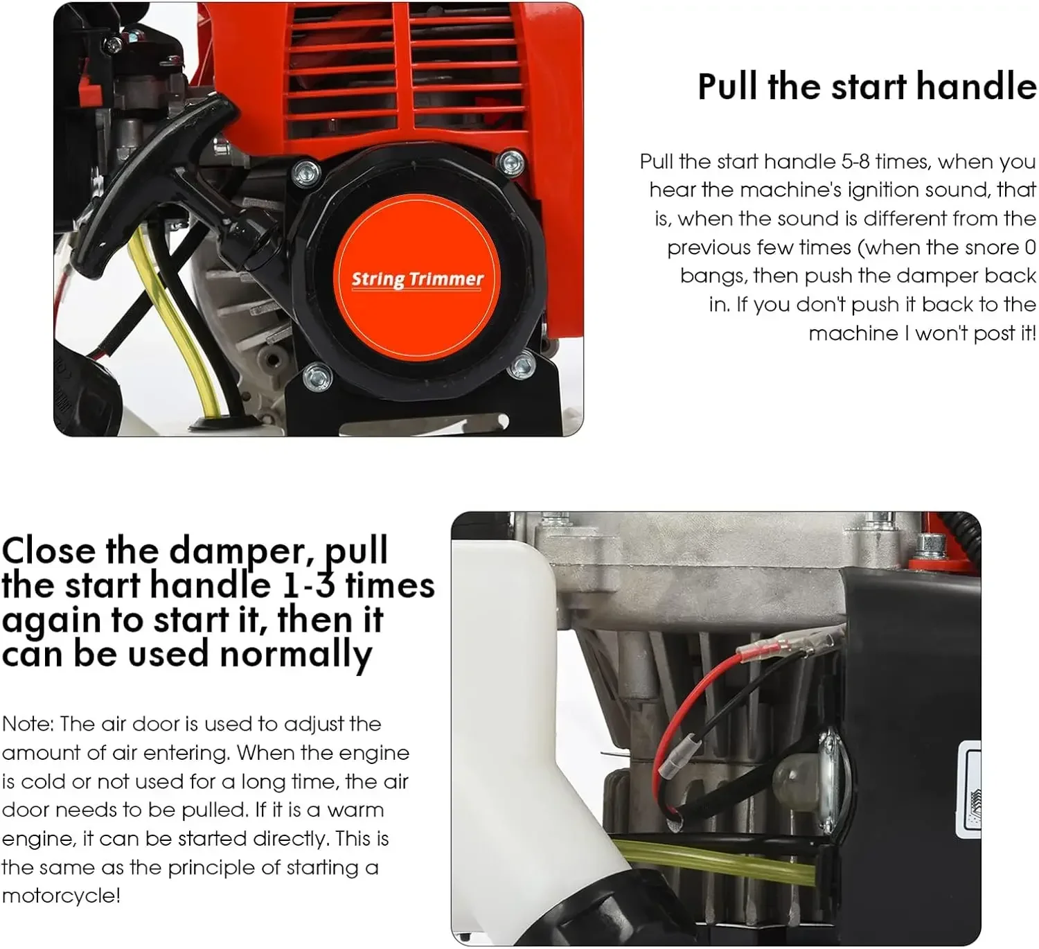 Lawn Mower- Weed Eater- Hedge Trimmer- 5 in 1- Strong, Powerful- Full Functioning Guard- Accessories - Image 6