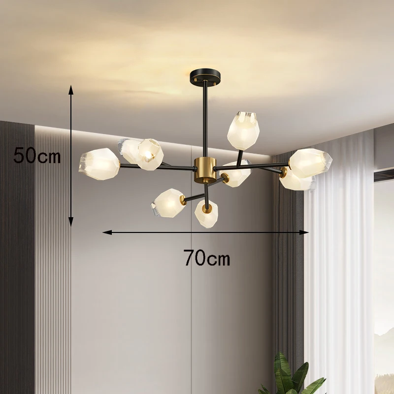 Tulip Dining room Pendant Lamp- Hanging Chandelier- Living Room - Image 8