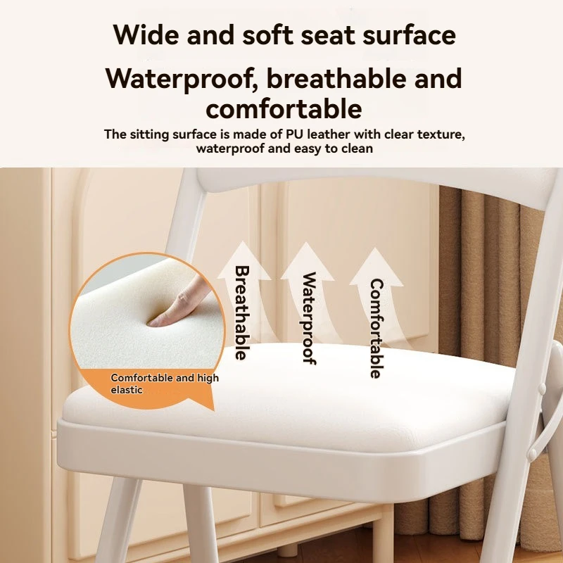 Simple Folding Chair- Updated Version of the Classic Folding Chair- Extra Seating- Many Colors - Image 3