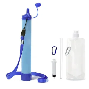 Outdoor Water Purifier- Camping- Hiking- Emergency Portable Water Filter Suitable for Streams, Lakes
