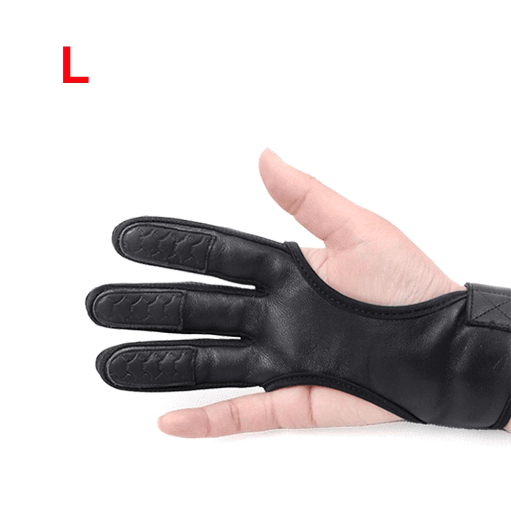 Archery- Protective, Three Finger, Sheepskin Gloves- Non-slip- Wear-Resistant- Comfortable- Breathable - Image 8