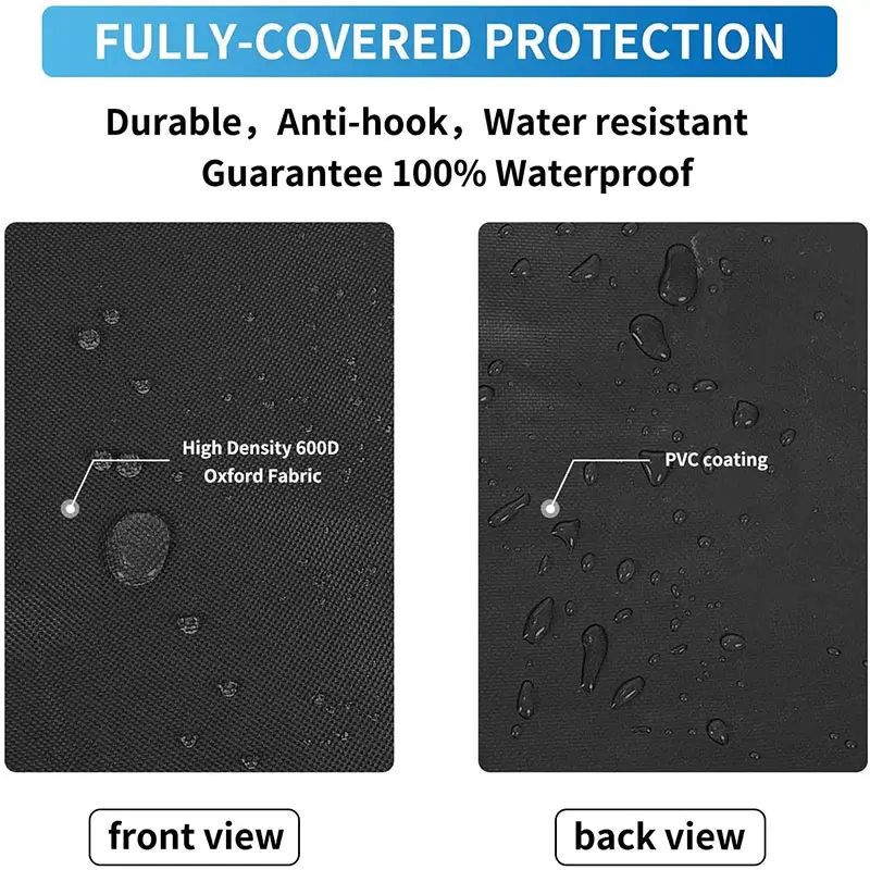Outdoor Grill Covers- Heavy-Duty Waterproof Furniture Cover- Heavy Weber Gas/ Charbroil BBQ Protective Cover - Image 5