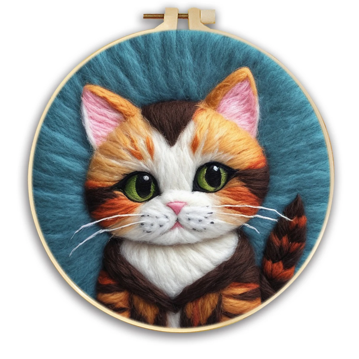 Wool Felting- Painting With Wool- Embroidery Kit- Cats! Cats! and More Cats! (Beginner Friendly) - Image 10