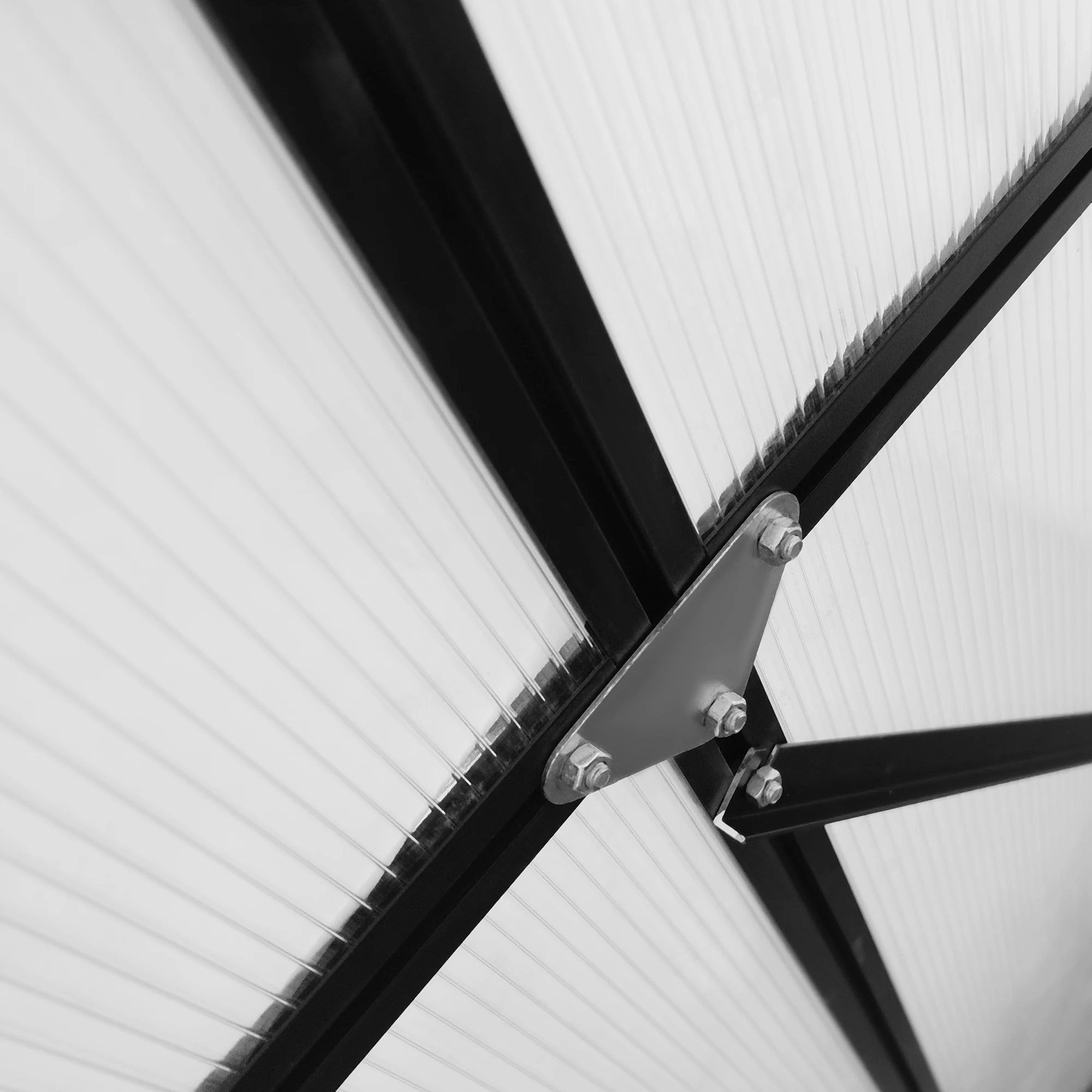 20' X 8' Polycarbonate Walk-In Garden Greenhouse Kit W/ Sliding Door - Image 6