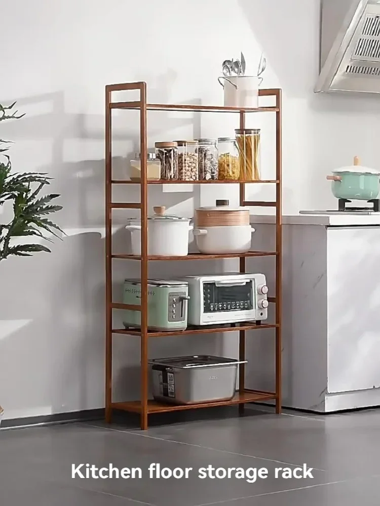 Kitchen Shelf Unit- Floor Standing Multi-Layer Storage Shelves- Extra Storage - Image 3