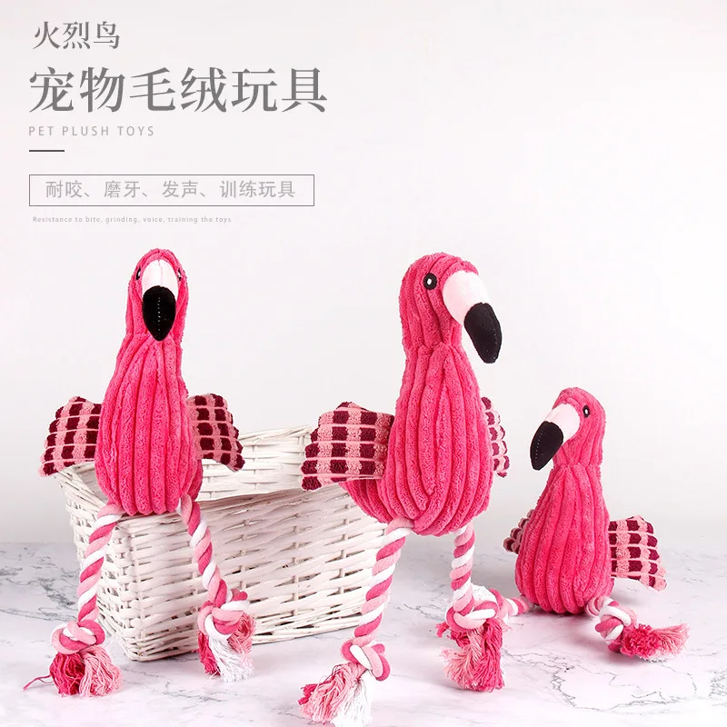Fabulous Flamingo Dog Chew Toy - Image 6