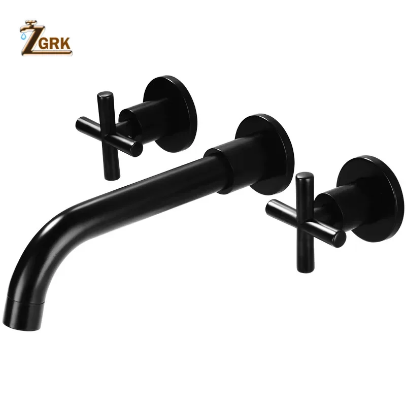 Bathtub Basin Mixer Tap- Wall Mounted Faucet- 3 Pcs- 5 Colors Available - Image 5