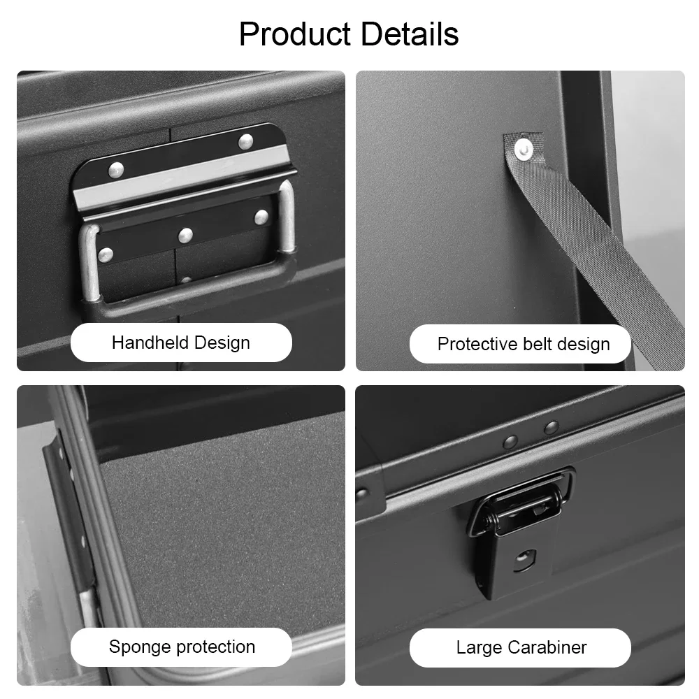 30L- 50L- 80L Aluminum Alloy Camping Storage Box - Image 3
