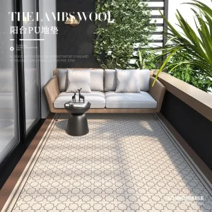 Anti-slip Rugs Outdoor/indoor Rug- Oil-resistant- PVC Carpet- Waterproof- Different Patterns- Different Colors