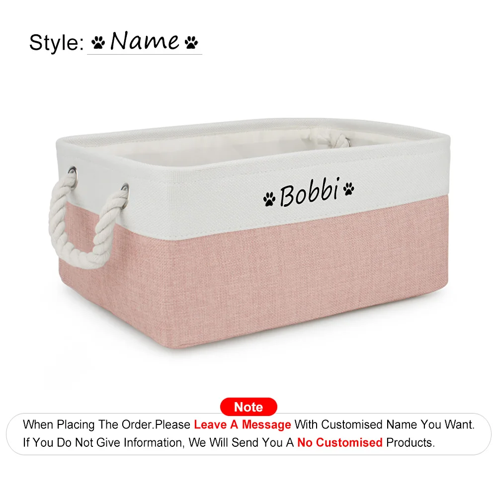 Custom Name Dog/Cat Toy Storage Box - Image 15