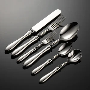 Heavy Gourd Handle- Stainless Steel Cutlery- Sold By the Piece- Full Dining Tableware- High-End Tableware