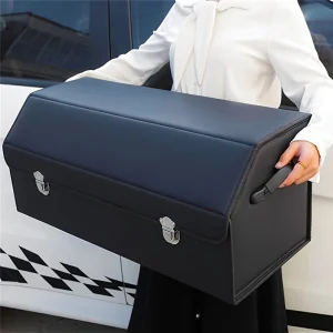 Multi-use Car Storage Box with Large Capacity- Foldable Trunk Organizer for SUVs, Cars, etc.